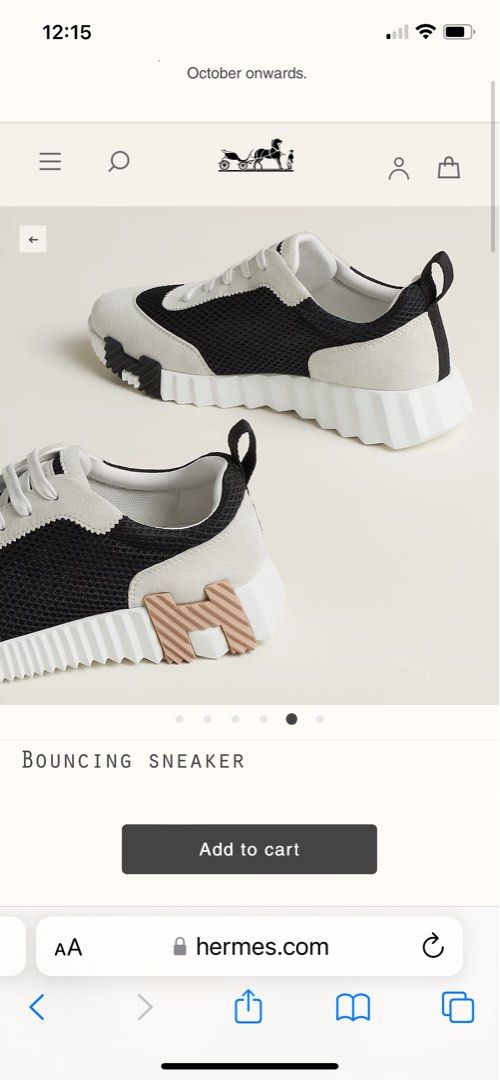 hermes sneakers bouncing