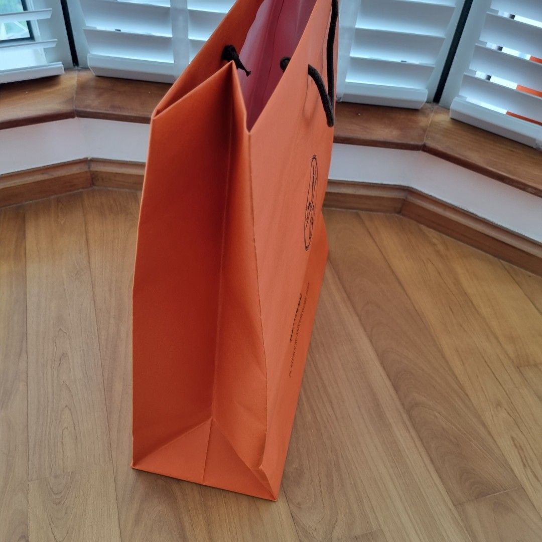 Hermes Hermes Orange Small Shopping Bag