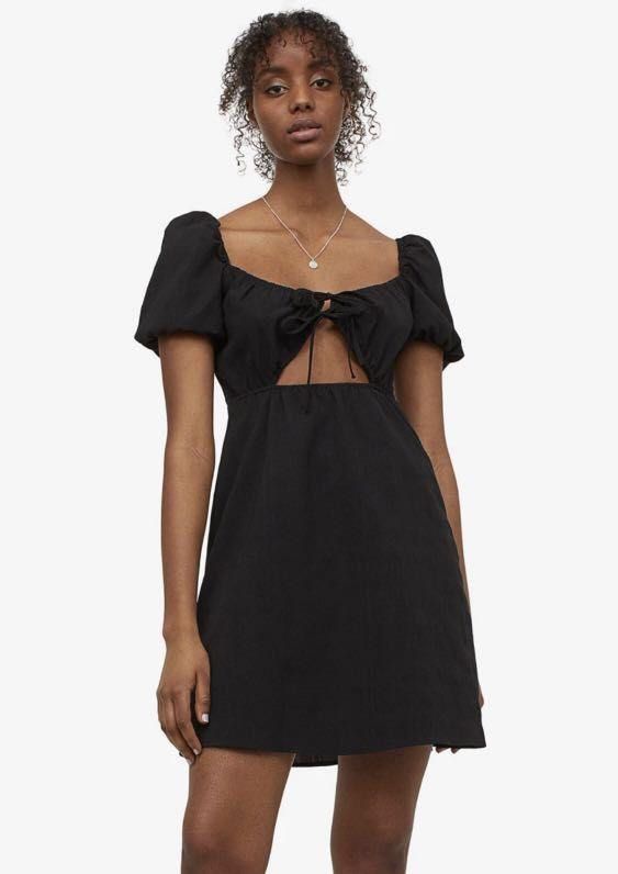 h&m cut out dress