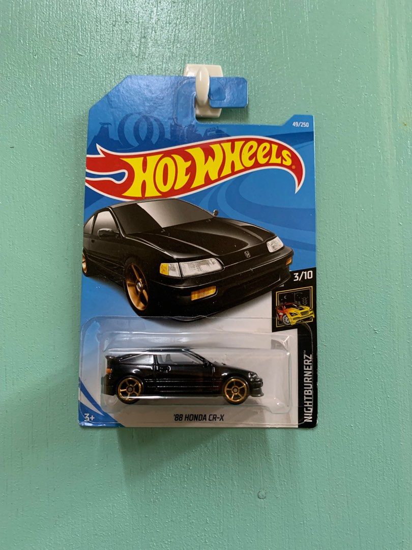 Hot wheels 88 honda crx cheap black