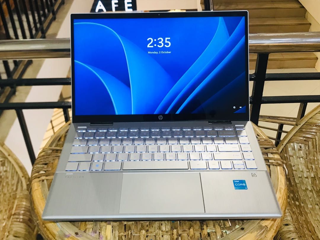 HP PAVILION TOUCHSCREEN X360 CONVERTIBLE CORE i3 11TH GEN,4GB RAM