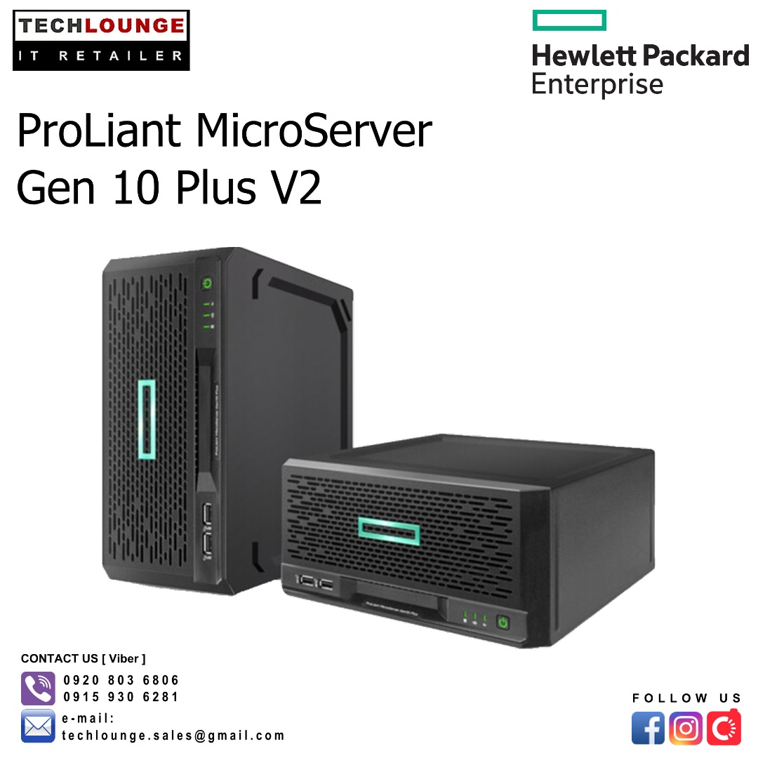 HPE PROLIANT MICROSERVER GEN 10 PLUS V2 (P54649371), Computers & Tech, Desktops on Carousell