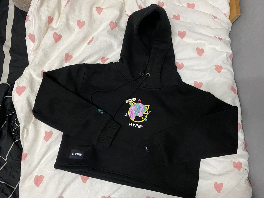 HYPE cropped hoodie Women s Fashion Tops Other Tops on Carousell