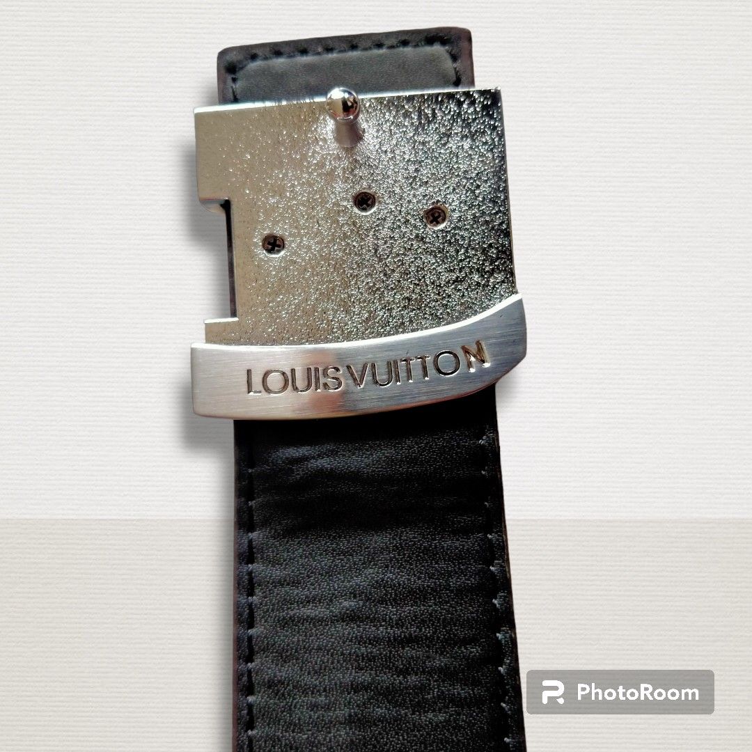 Ikat pinggang Louis Vuitton Silver Brown Belt
