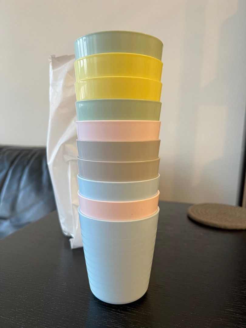 IKEA Plastic Cups, Furniture & Home Living, Kitchenware & Tableware, Coffee & Tea Tableware on