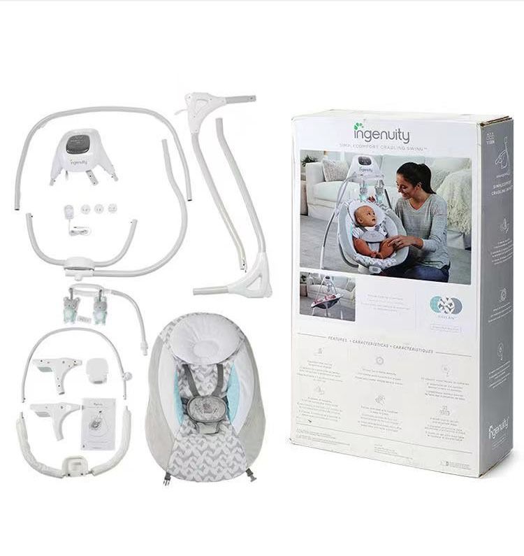 Ingenious, simple and comfortable cradle swing - Raylan Baby automatic ...