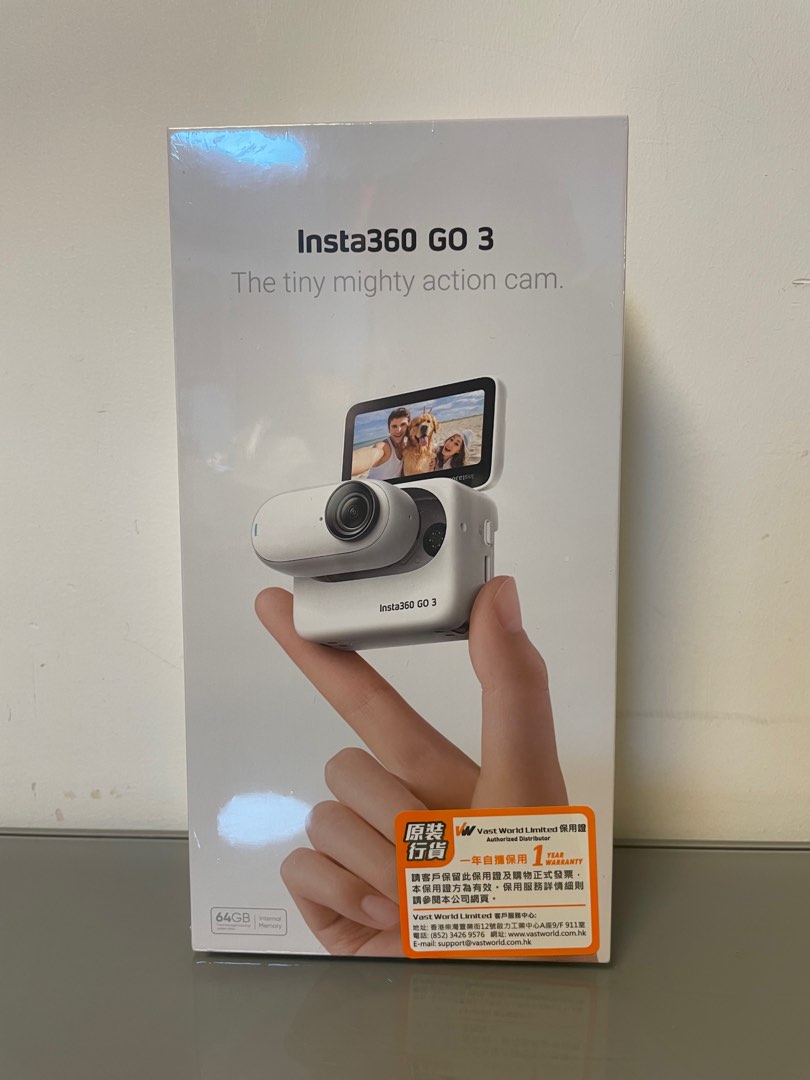 Insta360 Go 3 64GB Action Camera, 攝影器材, 攝錄機- Carousell