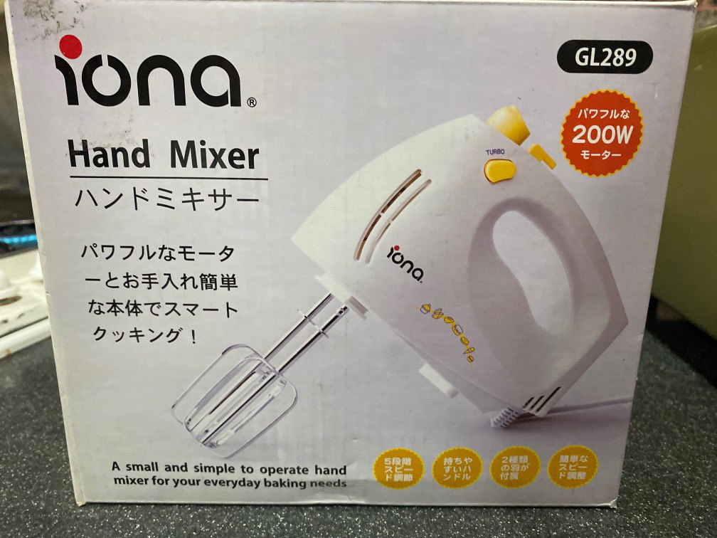 Iona Hand Mixer (NEW / UNUSED), TV & Home Appliances, Kitchen