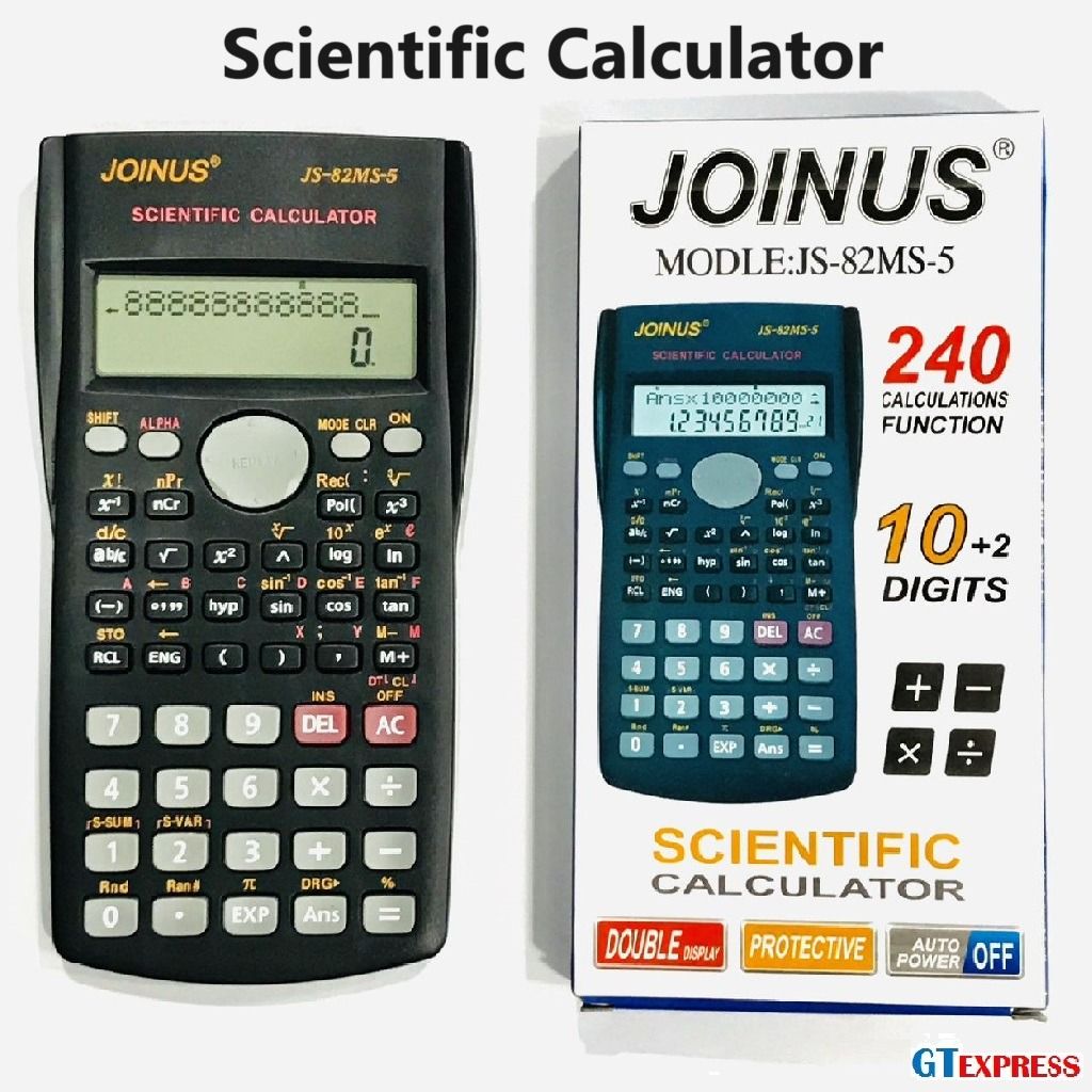 JOINUS Scientific Calculator JS82MS5 For School Mathematic Physics Used Sains Kalkulator