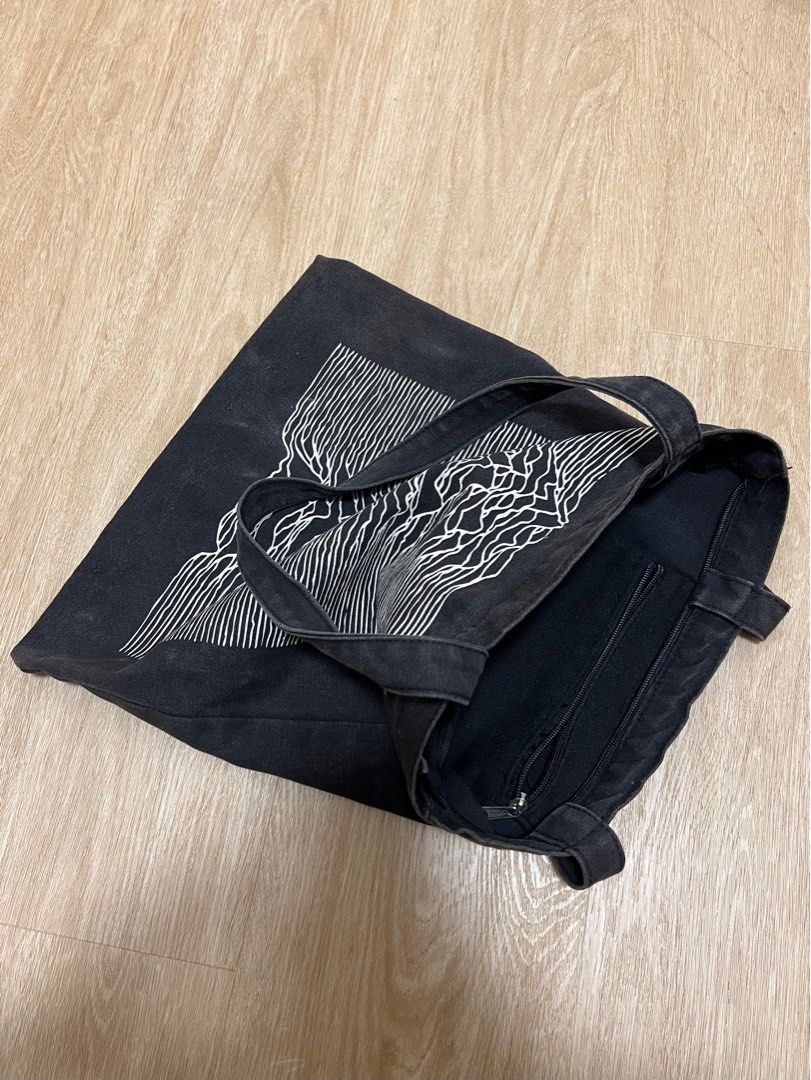 joy division unknown pleasures tote bag Women s Fashion Bags Wallets Tote Bags on Carousell