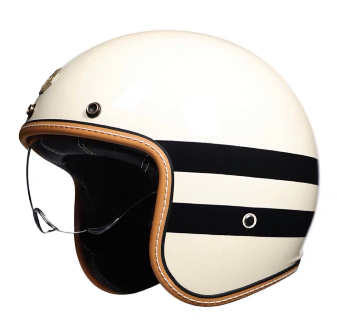 Cafe racer sales open face helmet