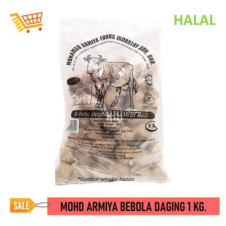 [klang Valley] Mohamad Armiya Bebola Daging 1 Kg Meatball Halal Food