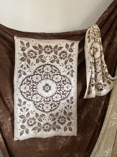 Lace table runner vintage table runner English style table runner