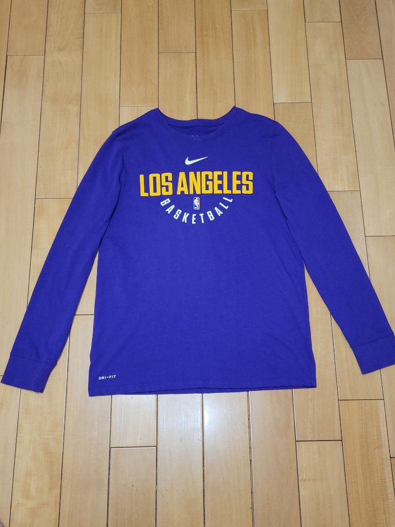 NIKE Los Angeles Lakers BASKETBALL Practice Long Sleeve T-Shirt