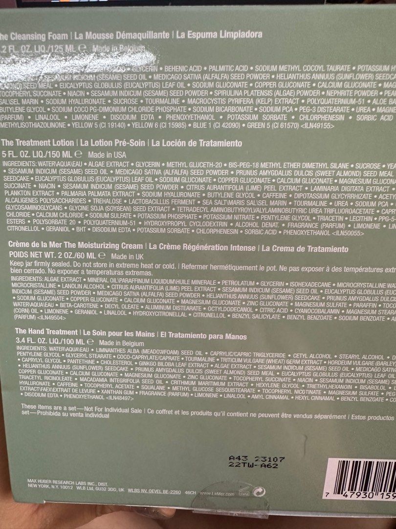 Lamer hand treatment 100ML, Beauty & Personal Care, Hands & Nails on Carousell