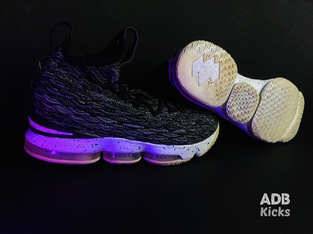Lebron 15 purple and black shop