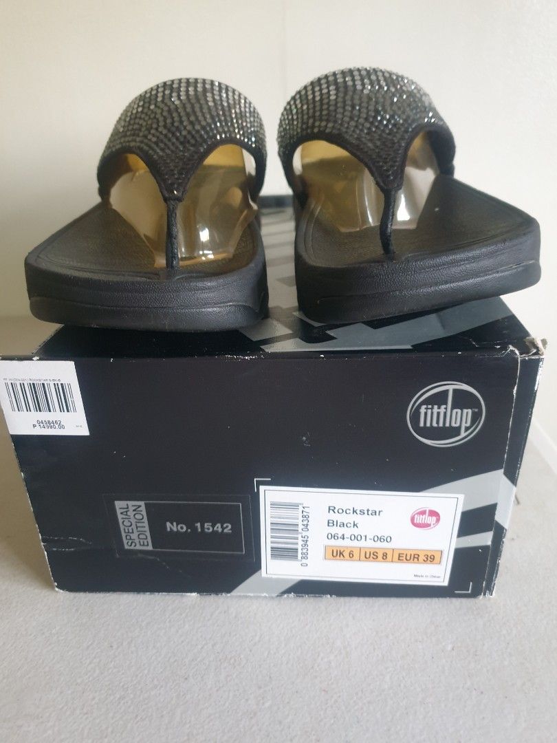 Swarovski crystal fitflops on sale