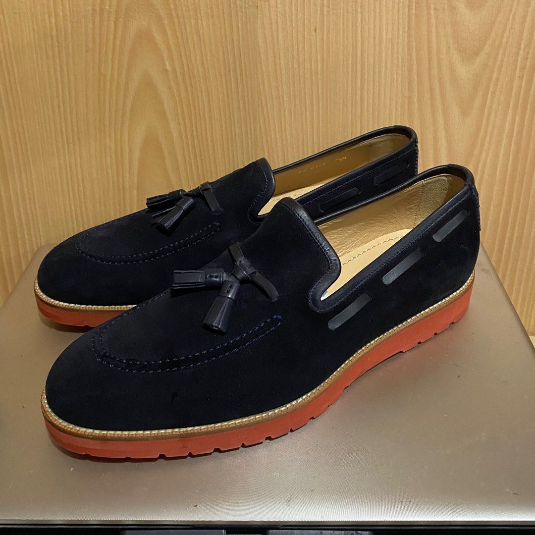 Louis Vuitton Suede Leather Dress Shoes Tassels(8 UK), Men's Fashion,  Footwear, Dress Shoes on Carousell