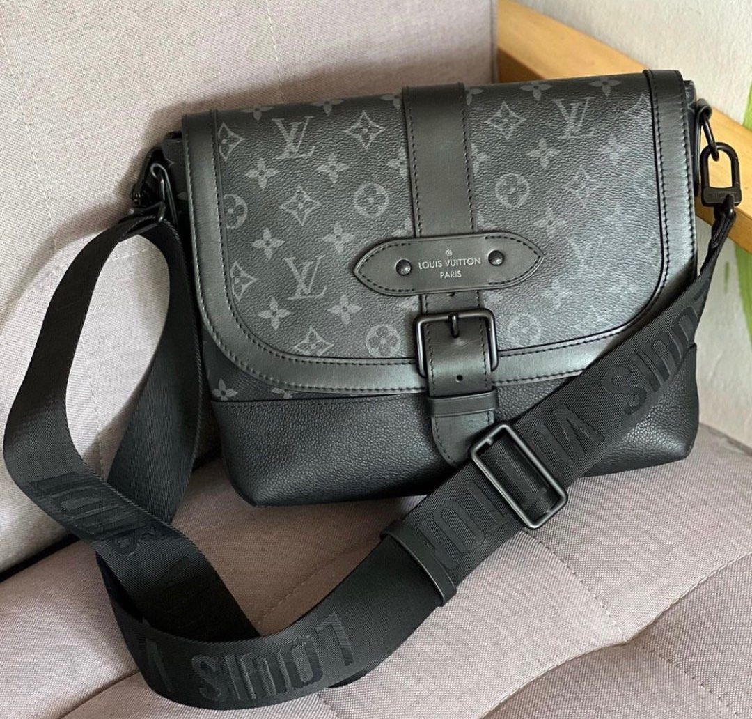 Tas Louis Vuitton damier original, Fesyen Pria, Tas & Dompet , Tas Selempang  di Carousell