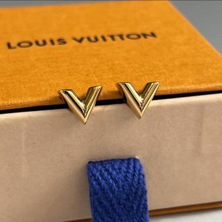 Louis Vuitton Angel Gold Tone Stud Earrings Louis Vuitton