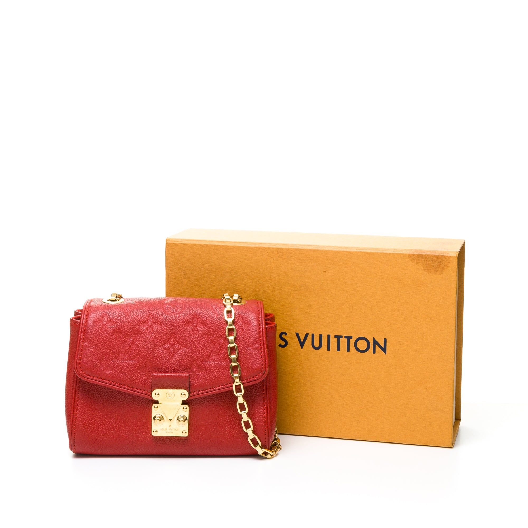 Louis Vuitton Saint Germain MM Empriente Marina Rouge Bag, Luxury, Bags &  Wallets on Carousell