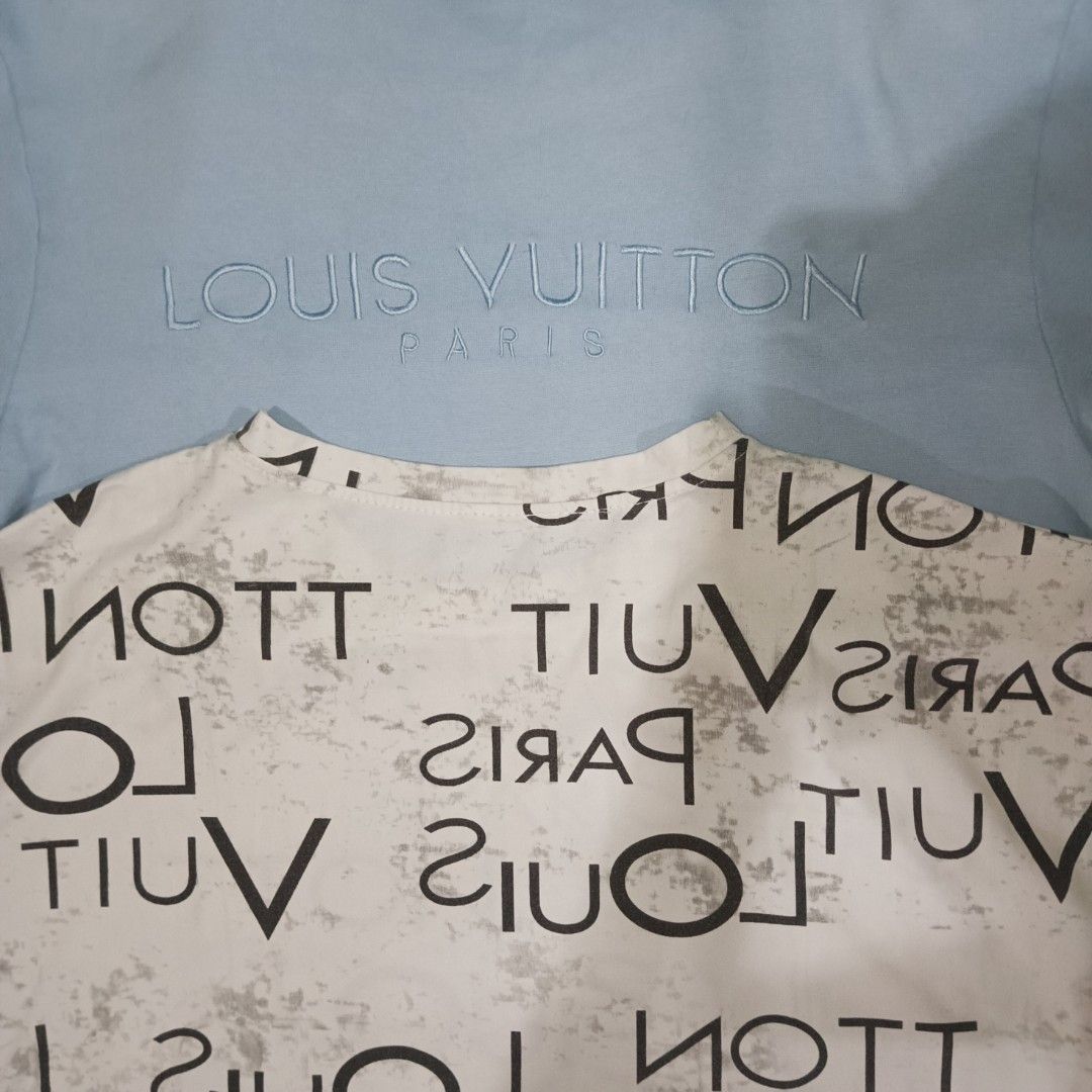 Louis Vuitton Black Cotton & Jacquard Velour Satellite T Shirt M