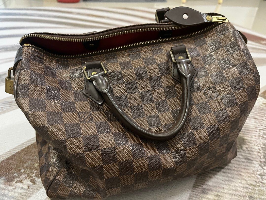 Louis Vuitton Speedy Handbag Damier 25 Auction