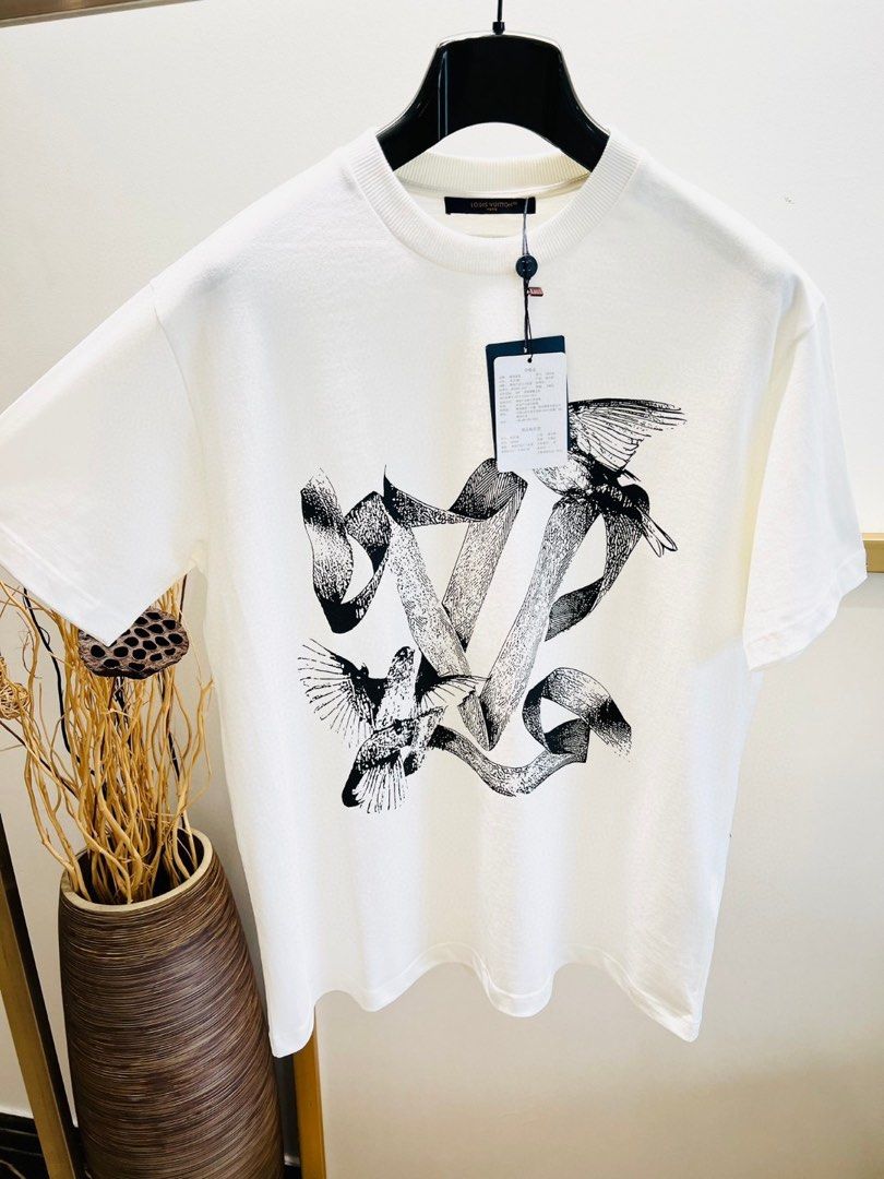Lv Nigo T-Shirt, Luxury, Apparel on Carousell