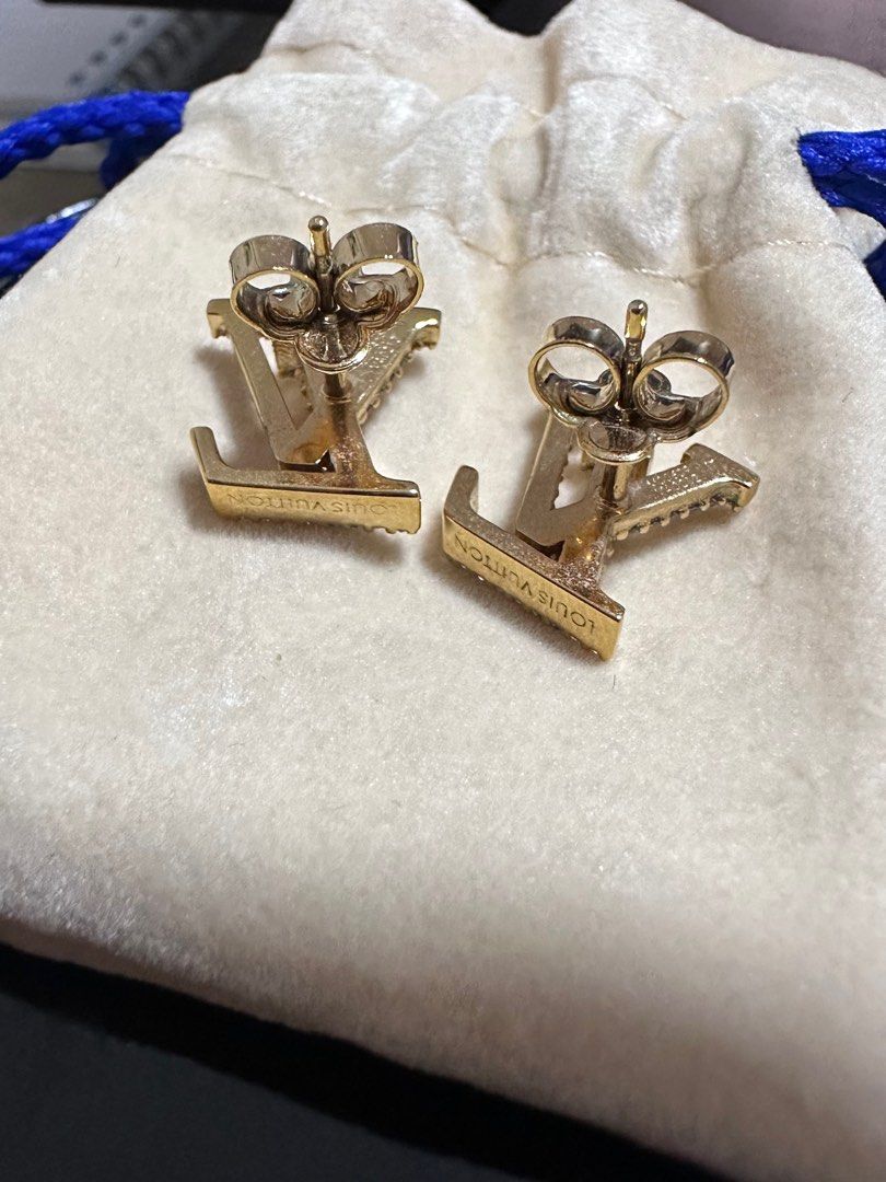 Lv iconic earrings Louis Vuitton Gold in Other - 34020268