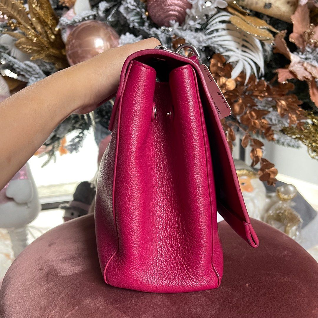 Louis Vuitton Lockme Ever Handbag Leather Mini Pink