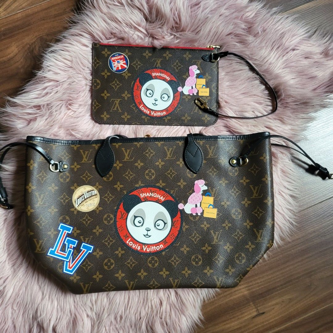 Louis Vuitton Neverfull MM Pouch Only, Luxury, Bags & Wallets on Carousell