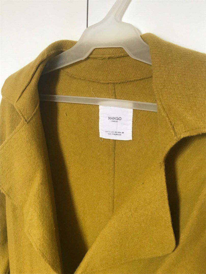 Mango mustard coat online