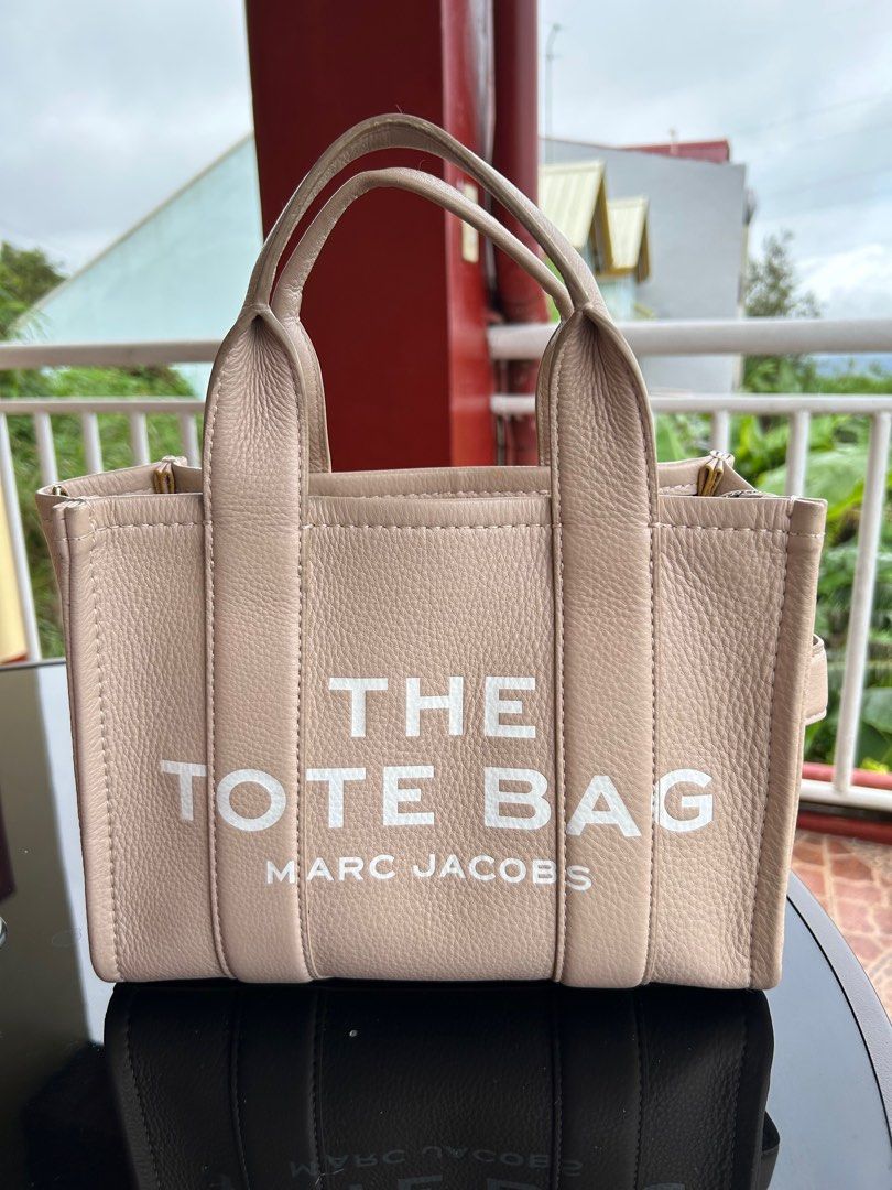 Marc Jacobs Grained Calfskin Mini The Tote Bag Candy Pink