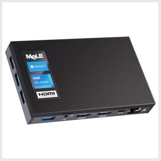 Mini PC Fanless, Intel Celeron N5100 16GB RAM 512GB M.2 SSD, 700g