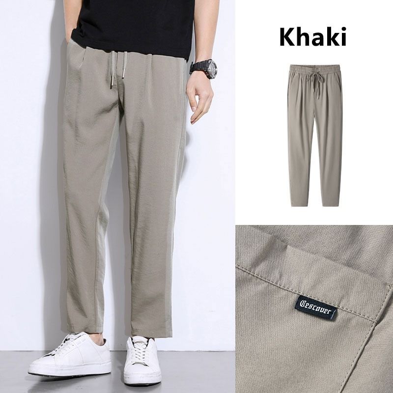 Chino pants with elastic ankles online