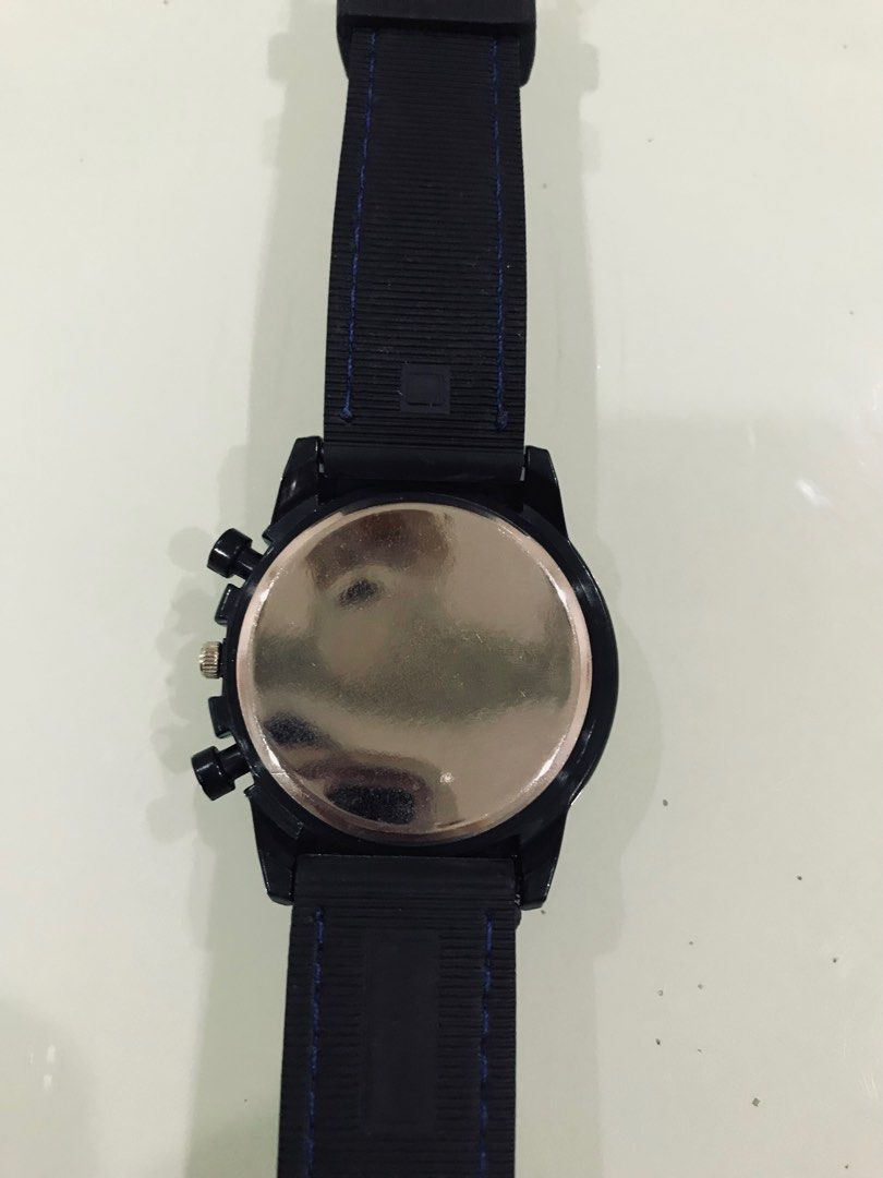 Mens black deals watch sale