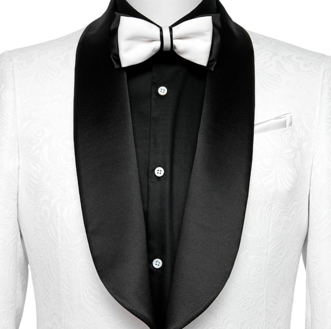 White tuxedo wedding suit shop