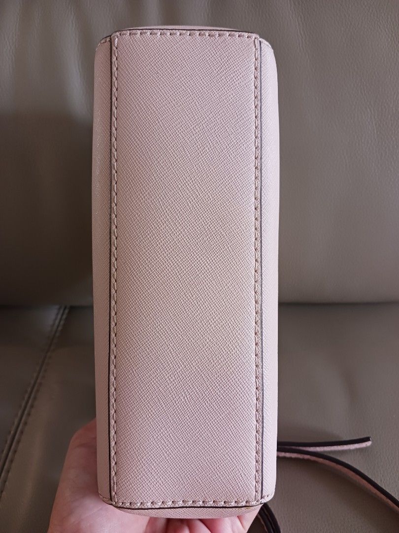 MK Ava Extra-Small Saffiano Leather Crossbody - Soft Pink – GFM PHL