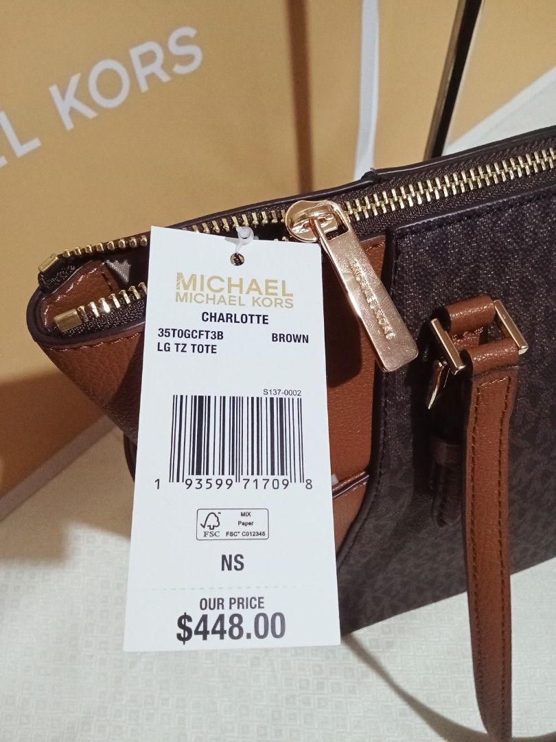 Michael Kors Bags | Michael Kors Charlotte LG Tote Bag 3 in 1 Leather Shoulder Bag | Color: Black/Gold | Size: Large | Shoeworlddd's Closet