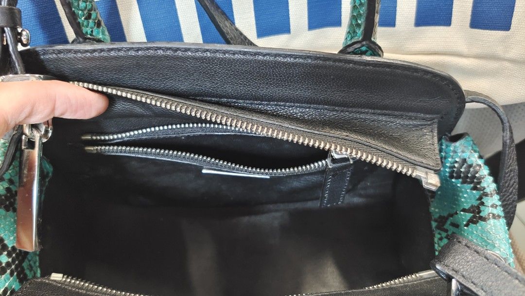 Michael kors store python green