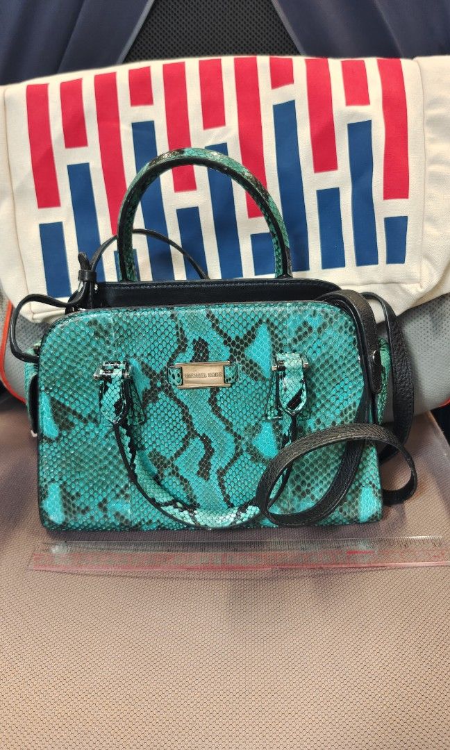 Michael kors python green on sale