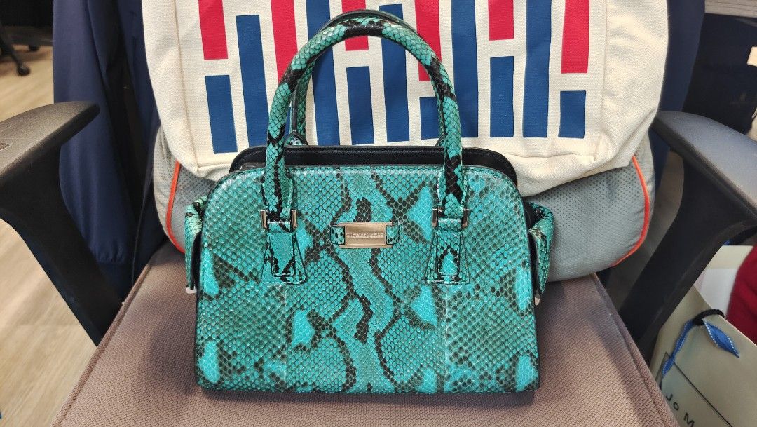 Michael kors python bag green new arrivals