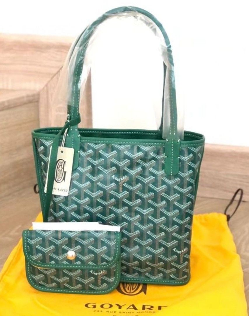 goyard Mini anjou navy, Barang Mewah, Tas & Dompet di Carousell