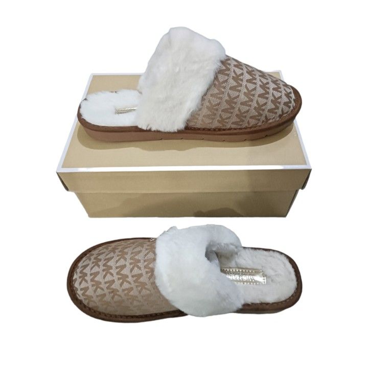 Mk slippers 2025 fur