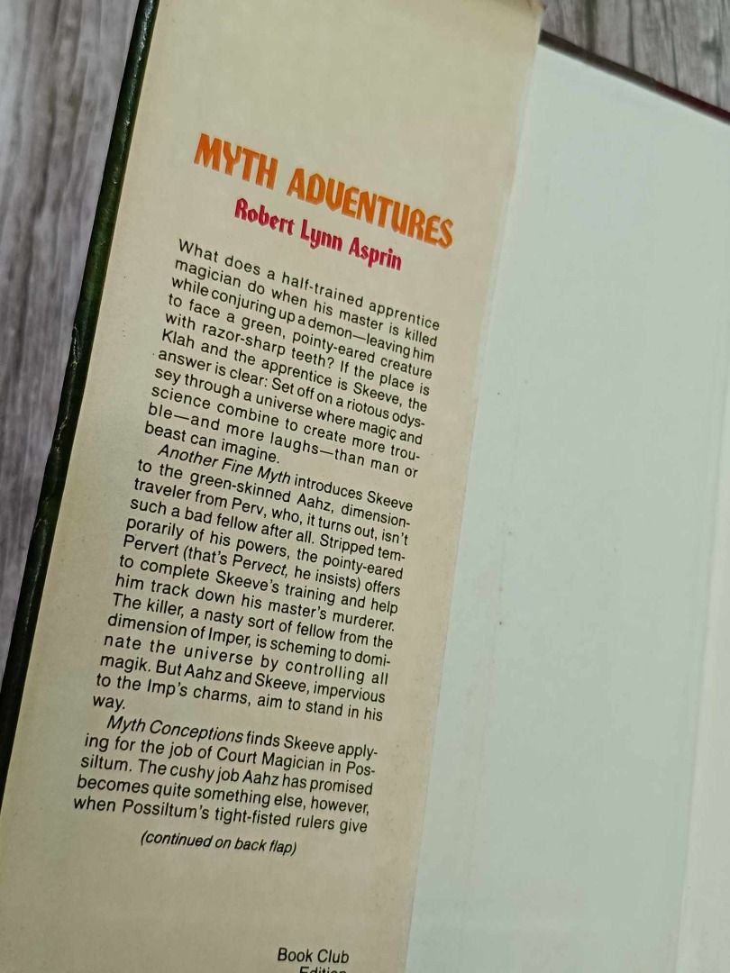 Myth Adventures Robert Lynn Asprin Nelson Doubleday Inc. Another Fine ...