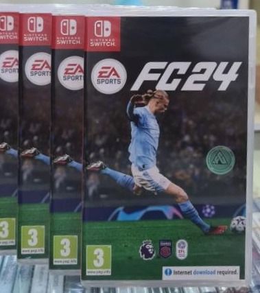 NEW AND SEALED Nintendo Switch Football Game FC24 FC 24 / FIFA 24, Video  Gaming, Video Games, Nintendo on Carousell