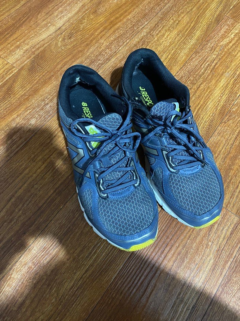 New Balance Running Shoes Men s shoes silver grey retro daddy shoes mesh sports increase leisure running shoes