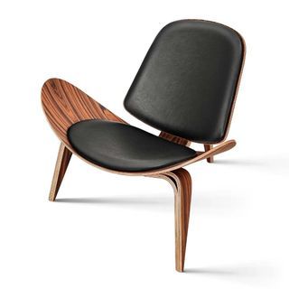 New Living Room Chairs Nordic Solid Wood Leisure Chair Creative Simple Modern Designer Single Sofa Chair Aircraft Shell Chair