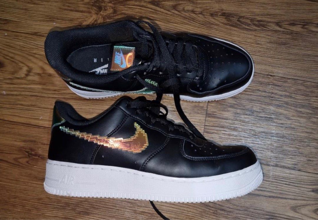 Nike air force 1 low iridescent black shop