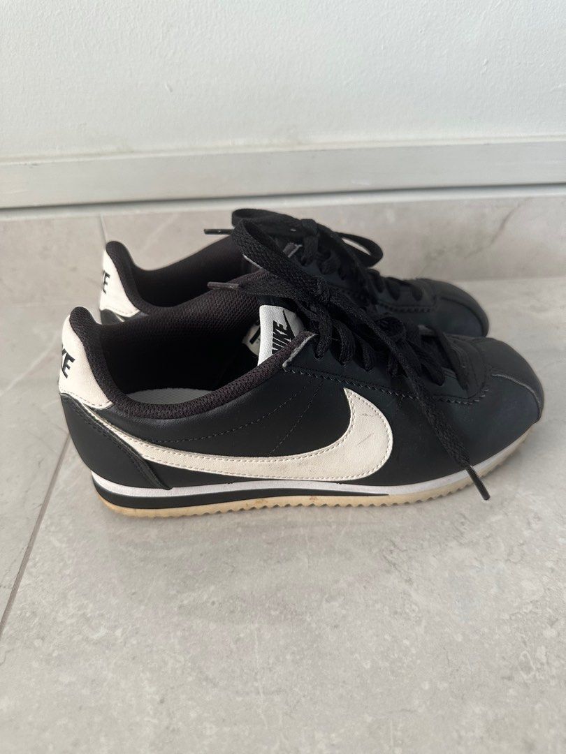 Black nike cortez womens hotsell